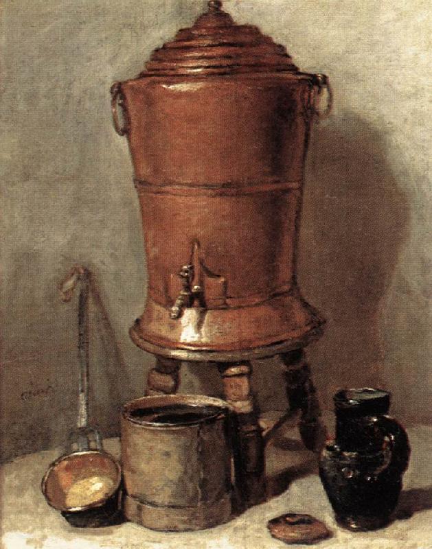 jean-Baptiste-Simeon Chardin The Copper Drinking Fountain Spain oil painting art